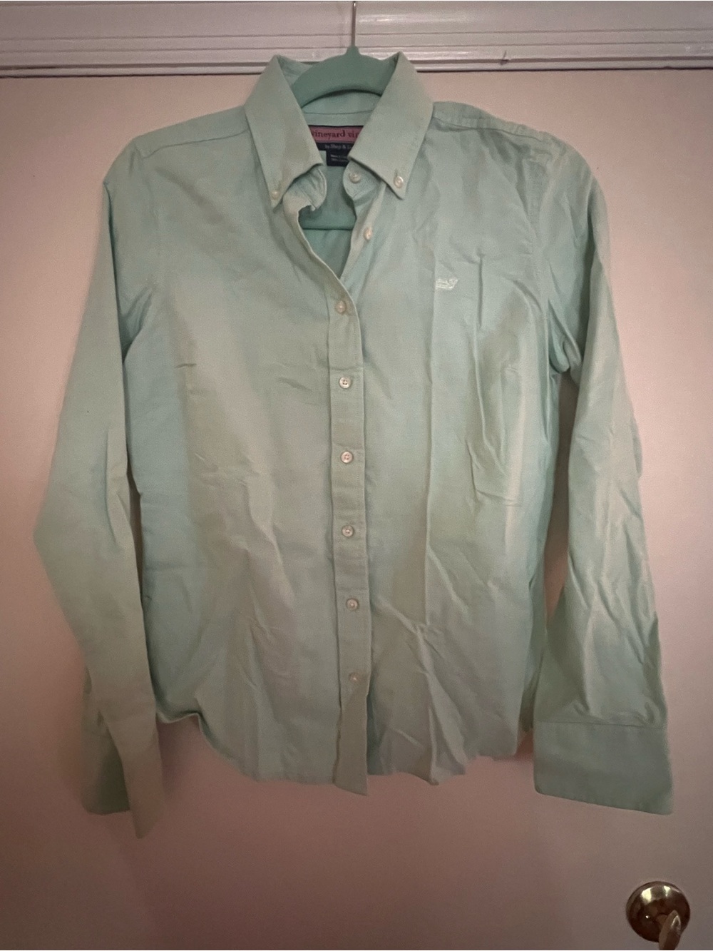 Vineyard Vines Button Down Women’s Light Mint Green 4 NWT